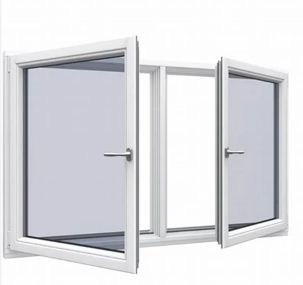 Soundproof White UPVC Windows and Doors Safety UPVC/PVC Double Glazed Casement Windows