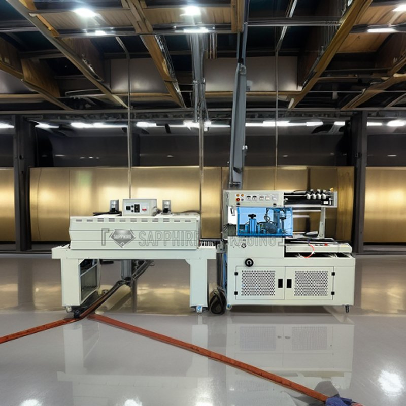 Máquina de Embalagem Térmica de Encolhimento Automática de Alta Qualidade com Máquina de Selagem e Corte Integrada L450/L550