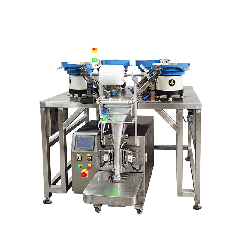Máquina de Embalagem de Contagem de Porcas, Parafusos, Arruelas e Parafusos Verticais Automática