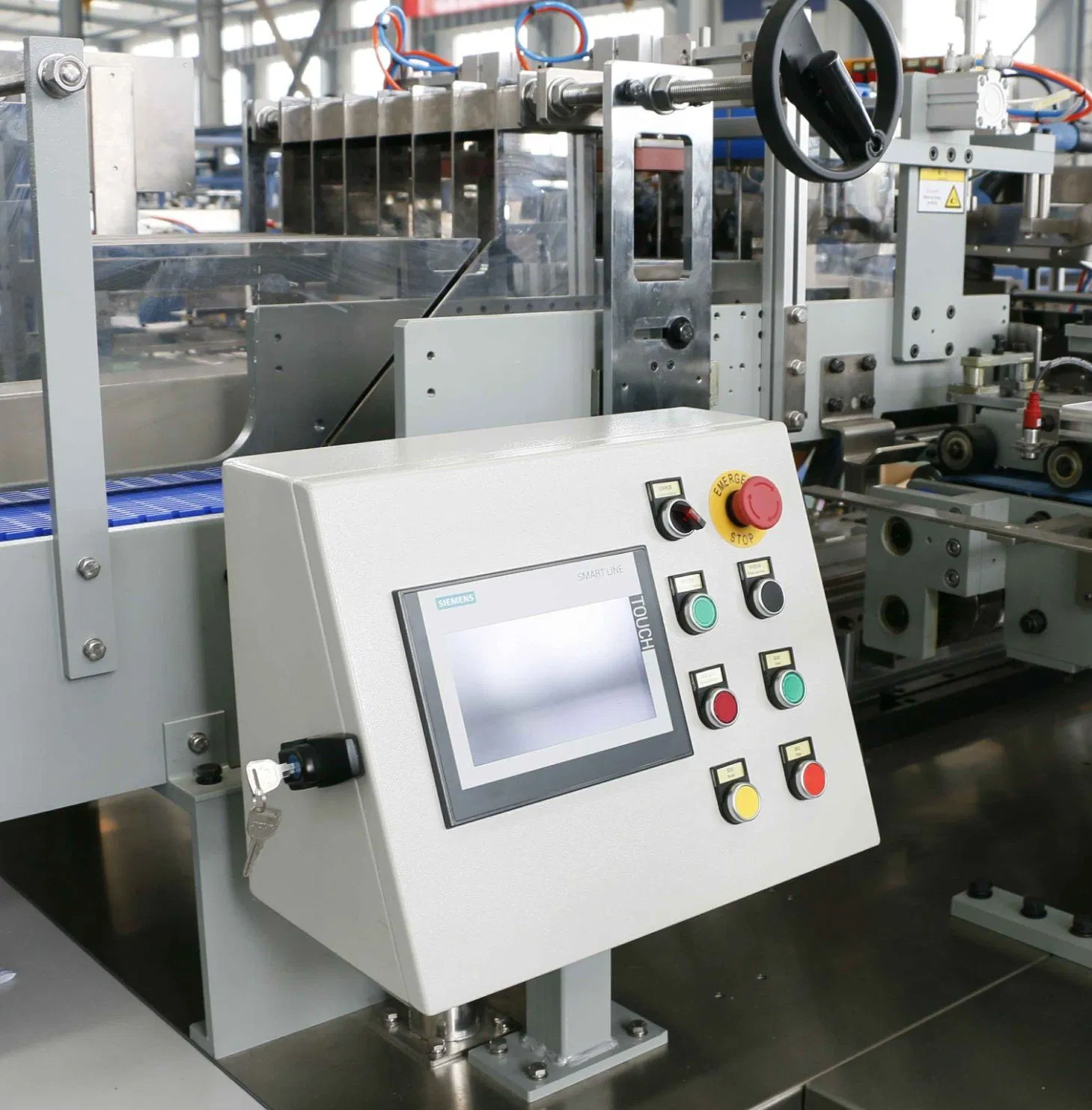 Máquina de Embalagem de Cartões Automática de Alta Velocidade e Confiável para Produtos em Garrafas de PET/vidro/latas, Packer de Caixa Personalizado para Linha de Produção