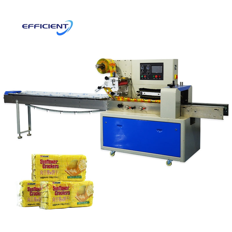 Máquina de Embalagem de Fluxo para Pacote de Almofada Horizontal Pequena para Doces