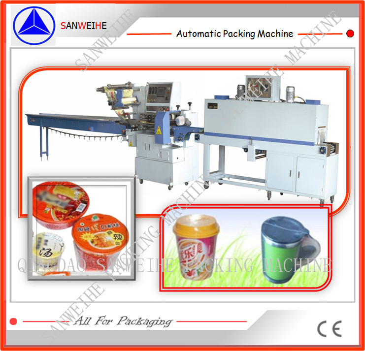 Swf-590 Máquina de Embalagem a Vácuo Tipo POF Totalmente Selada, Encolhedora Automática, Embaladora de Encolhimento, Máquina de Embalagem Térmica