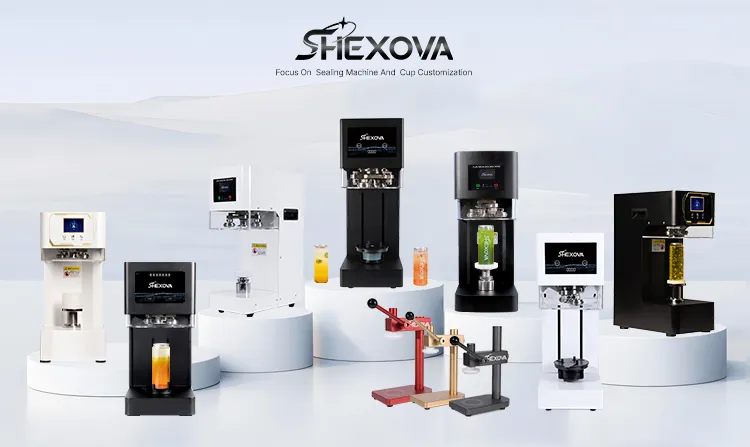 Máquina de Selagem Automática Todo-Poderosa com Altura Ajustável Funciona com Todos os Potes