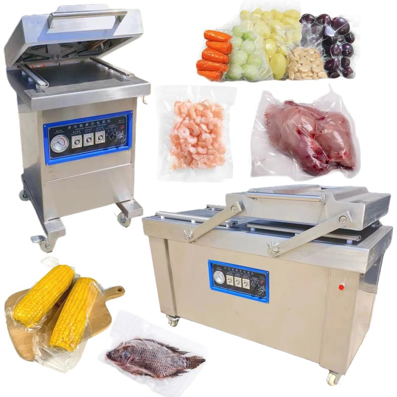 Máquina de Selagem a Vácuo para Alimentos, Máquina Automática de Embalagem a Vácuo para Alimentos