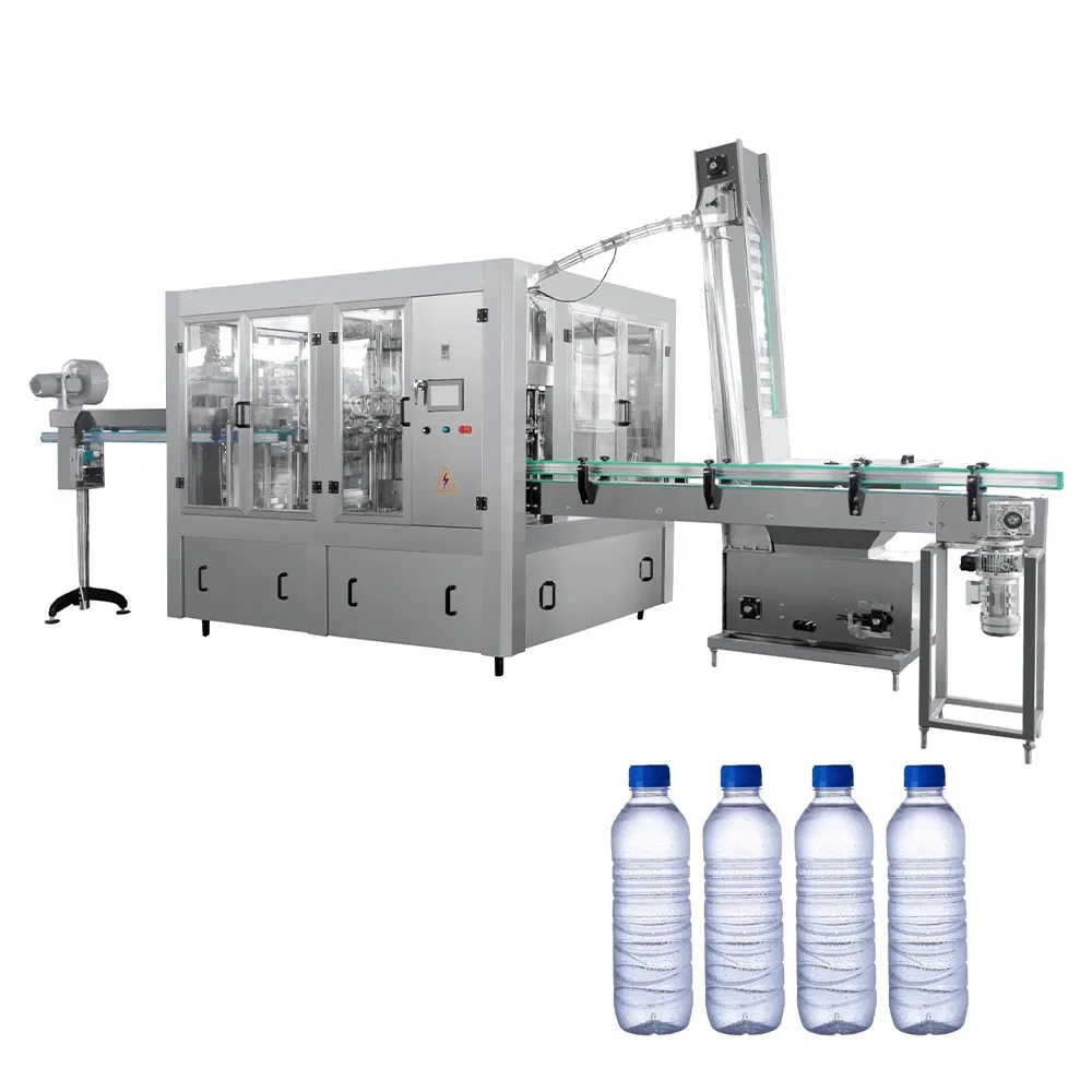 Linha de Produção de Água Mineral Engarrafada Automática de A a Z Máquinas de Enchimento e Embalagem