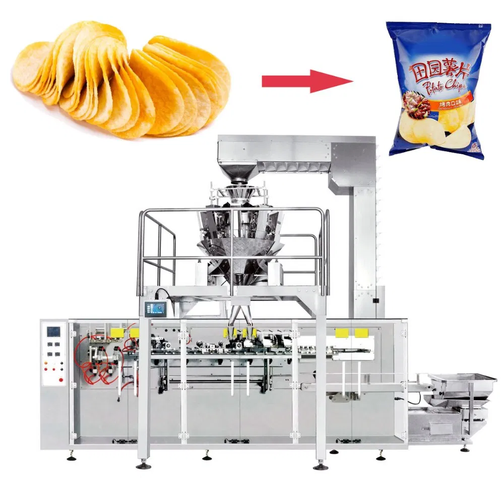 Sistema de pesagem e embalagem horizontal avançado para a Máquina de Embalagem de alimentos