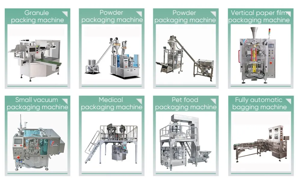 Gama de Principais Produtos de Embalagem