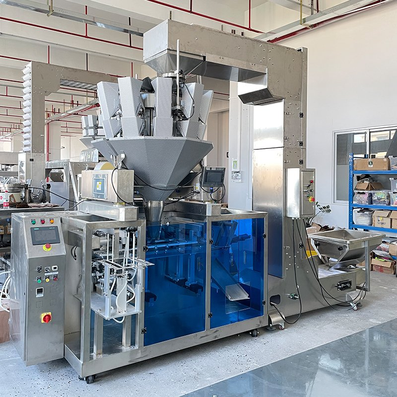 Máquina de Embalagem para Saco Premoldado com Zíper para Alimentos, Frutas Secas e Granulados