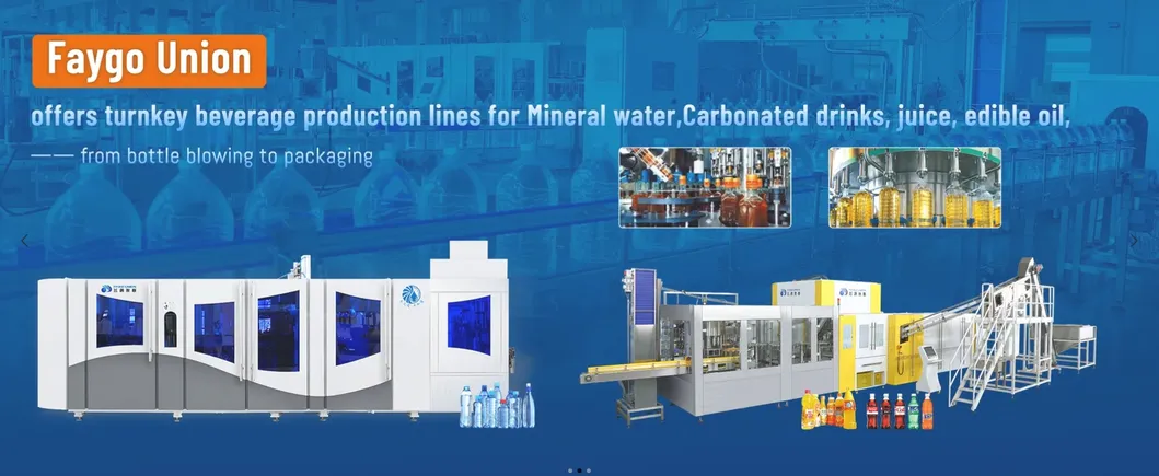 Linha de Produção Automática de Envasamento de Água Mineral em Garrafa