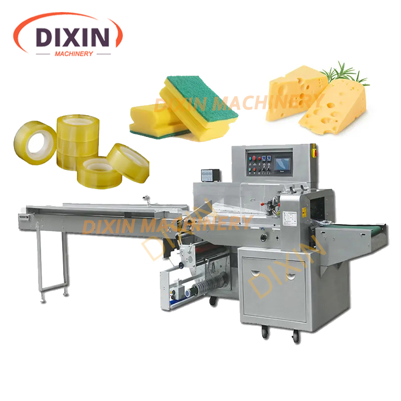Máquina de Embalagem Flow Pack Automática de Óleo de Girassol Dp-450d Máquina de Embalagem de Bolinha de Queijo