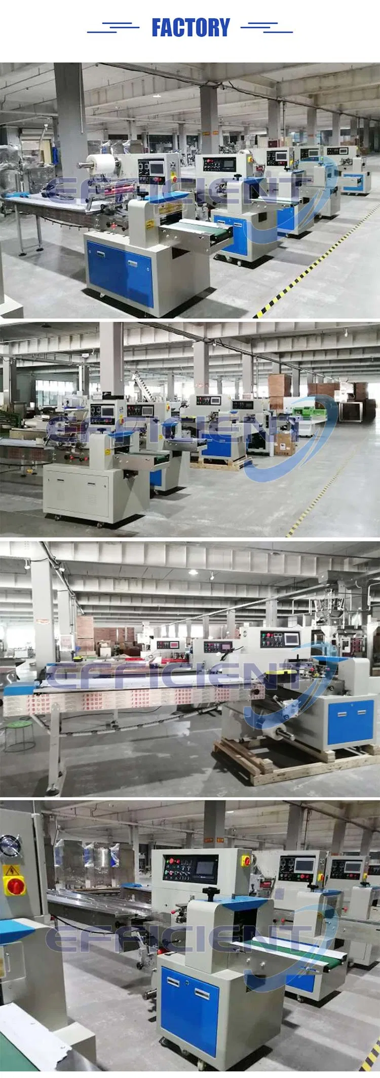 Máquina de Embalagem de Fluxo para Pacote de Almofada Horizontal Pequena para Doces