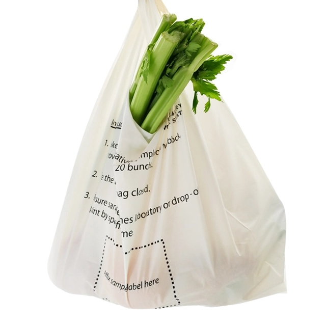Máquina de Fabricação de Sacolas de Compras Biodegradáveis de Plástico em Duas Linhas de Alta Velocidade, T-Shirt, Papel / Não Tecido, Polietileno PE, LDPE, HDPE