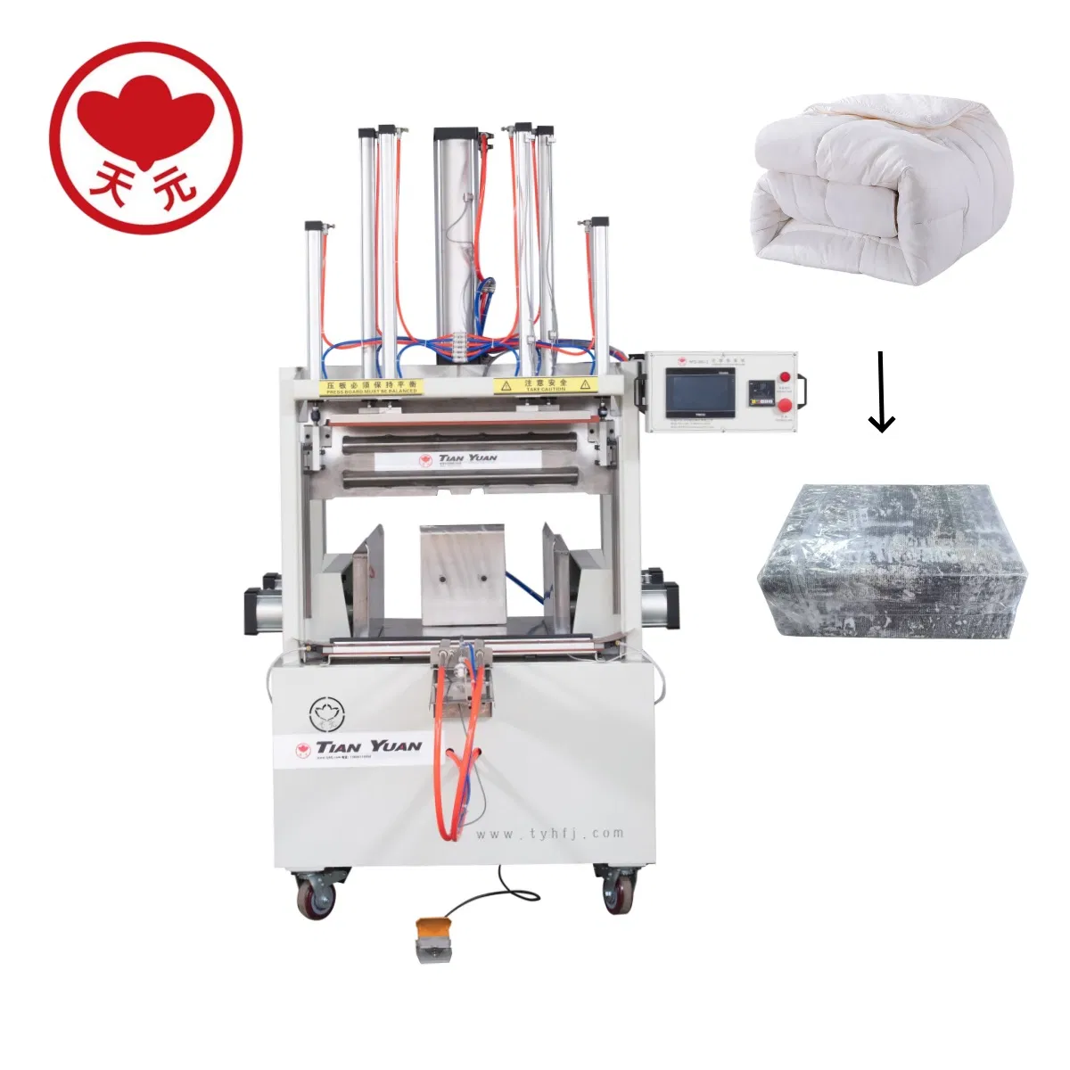 Máquina de Embalagem a Vácuo para Almofadas de Sofá