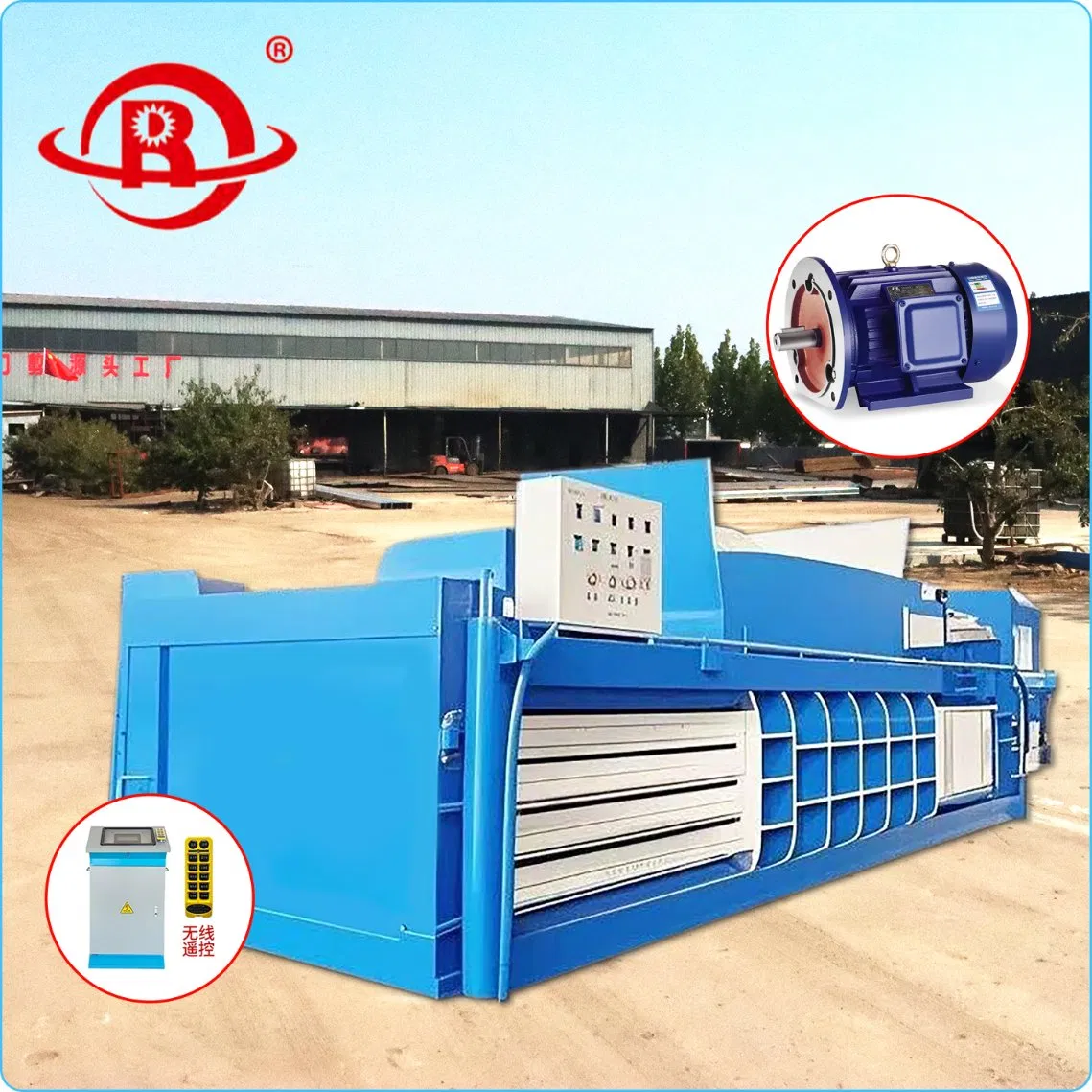 Uma Máquina Baler Automática Completa para Compactar e Embalar Caixas Feita na China