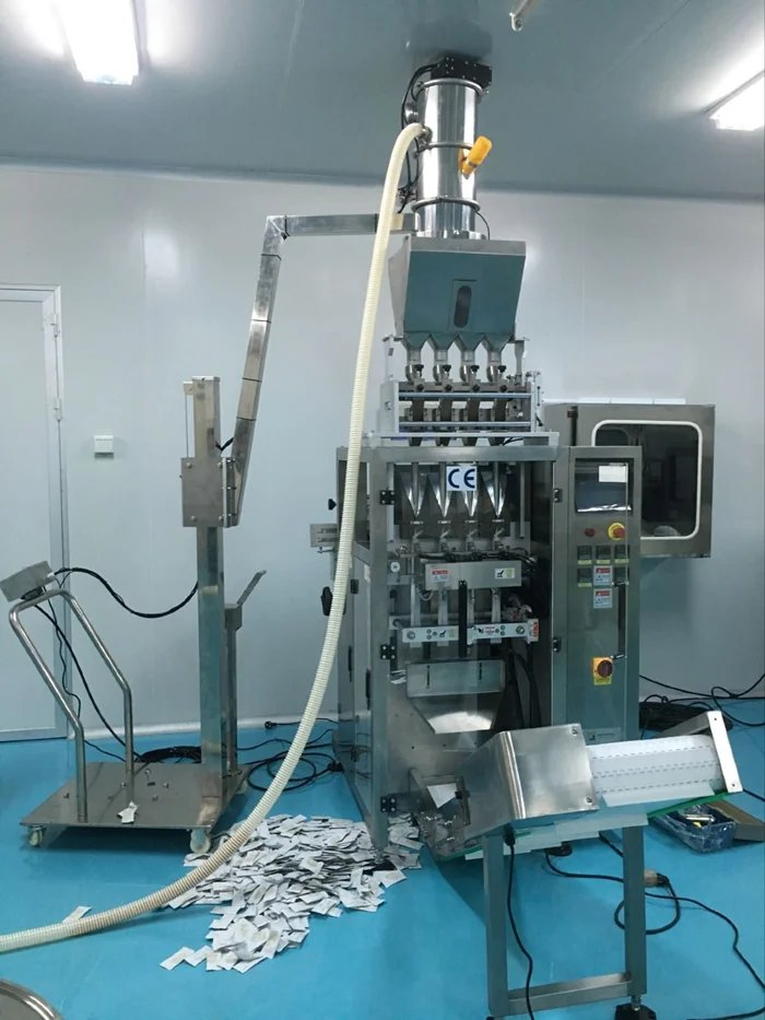 Máquina de Embalagem em Sachê de Pó de Café com Leite para Múltiplas Lanes Automática