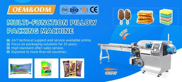 Máquina de Embalagem Flow Pack Horizontal