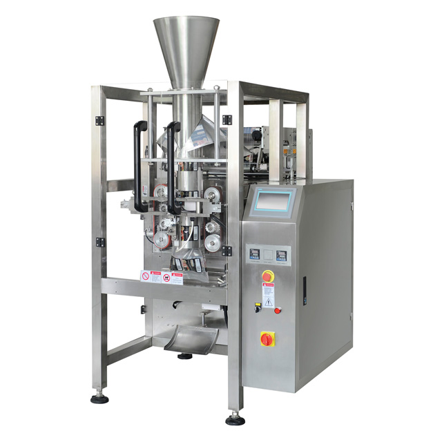 Máquina de Embalagem Vertical com Selagem Traseira Automática para Pó de Grão