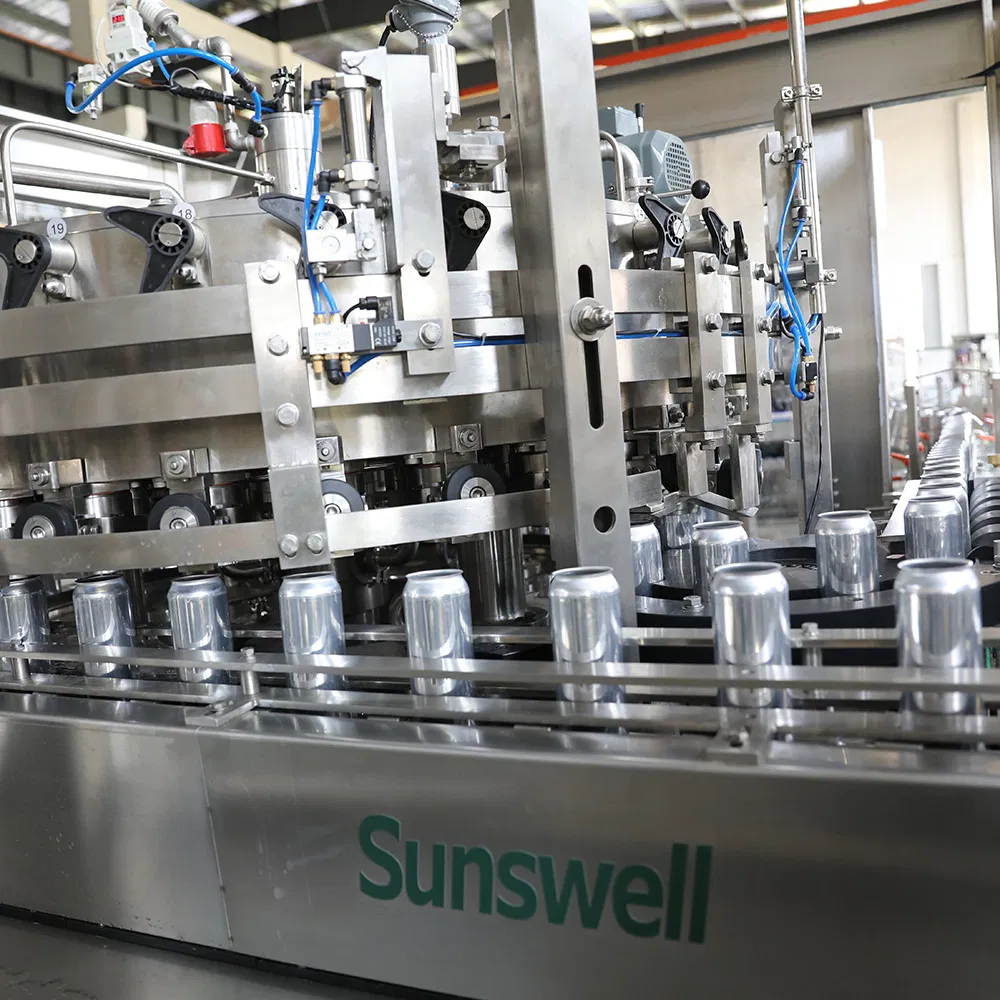 Máquina Automática de Enchimento e Selagem de Latas Linha de Produção de Latas de Cerveja Máquina Automática de Cerveja