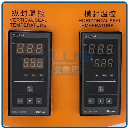 Painel de controlo da temperatura