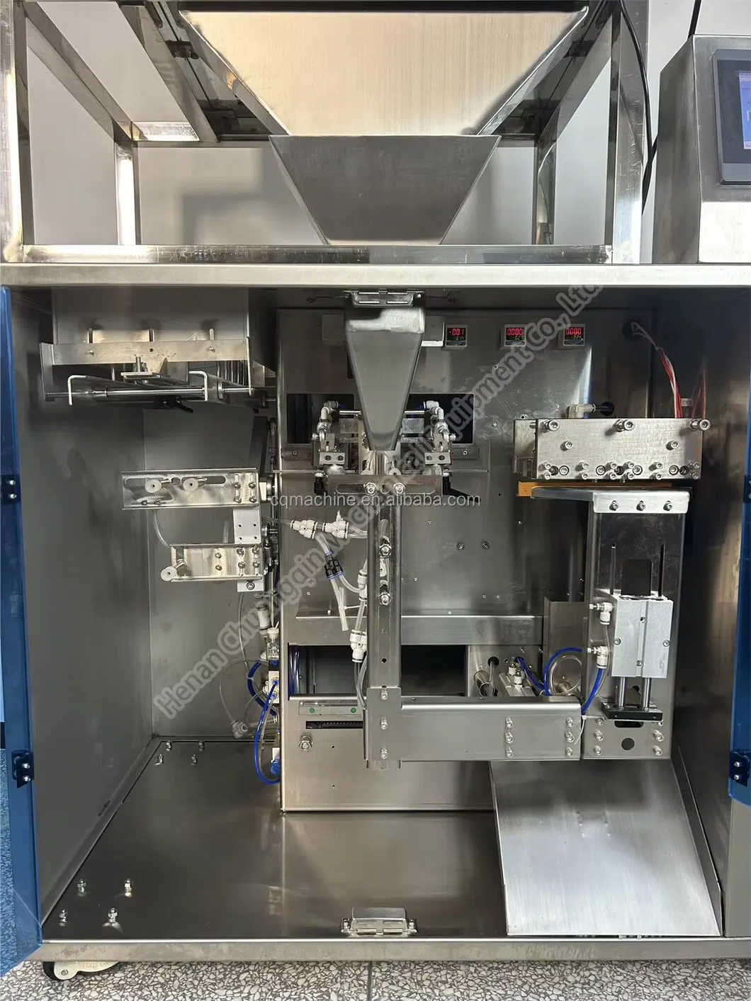 Estrutura Interna da Máquina de Embalagem