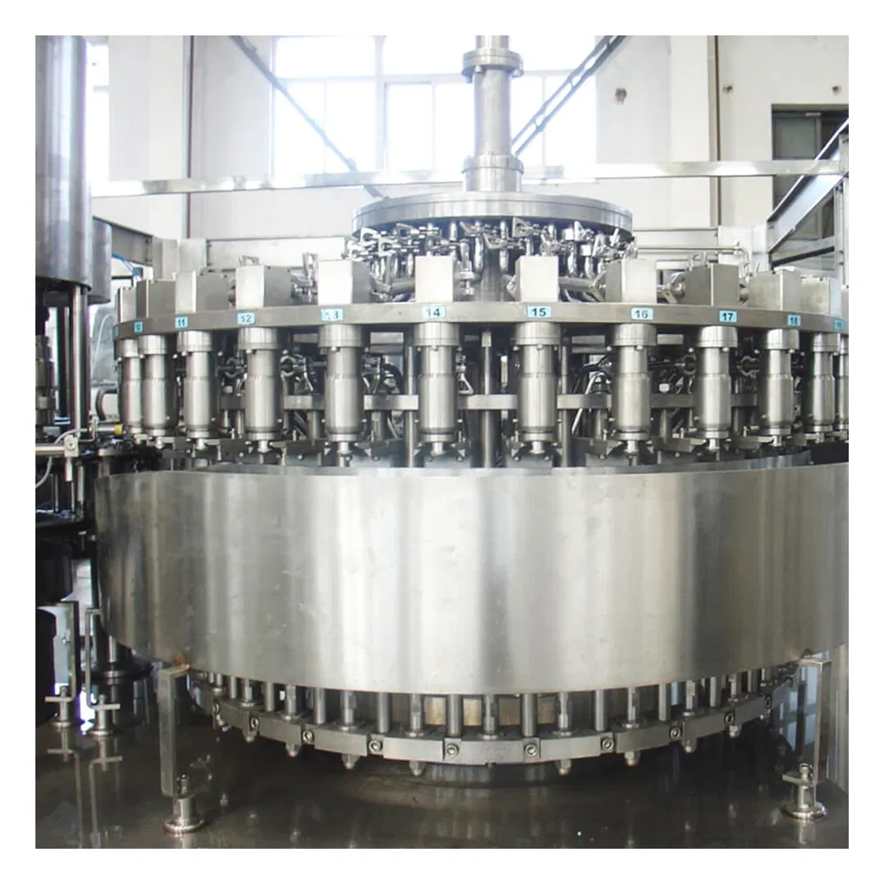 Equipamento de Enchimento de Garrafa de Vidro para Pequenos Animais de Estimação / Bebidas Minerais / Bebidas Carbonatadas / Suco de Fruta com Enchimento a Quente / Linha de Produção