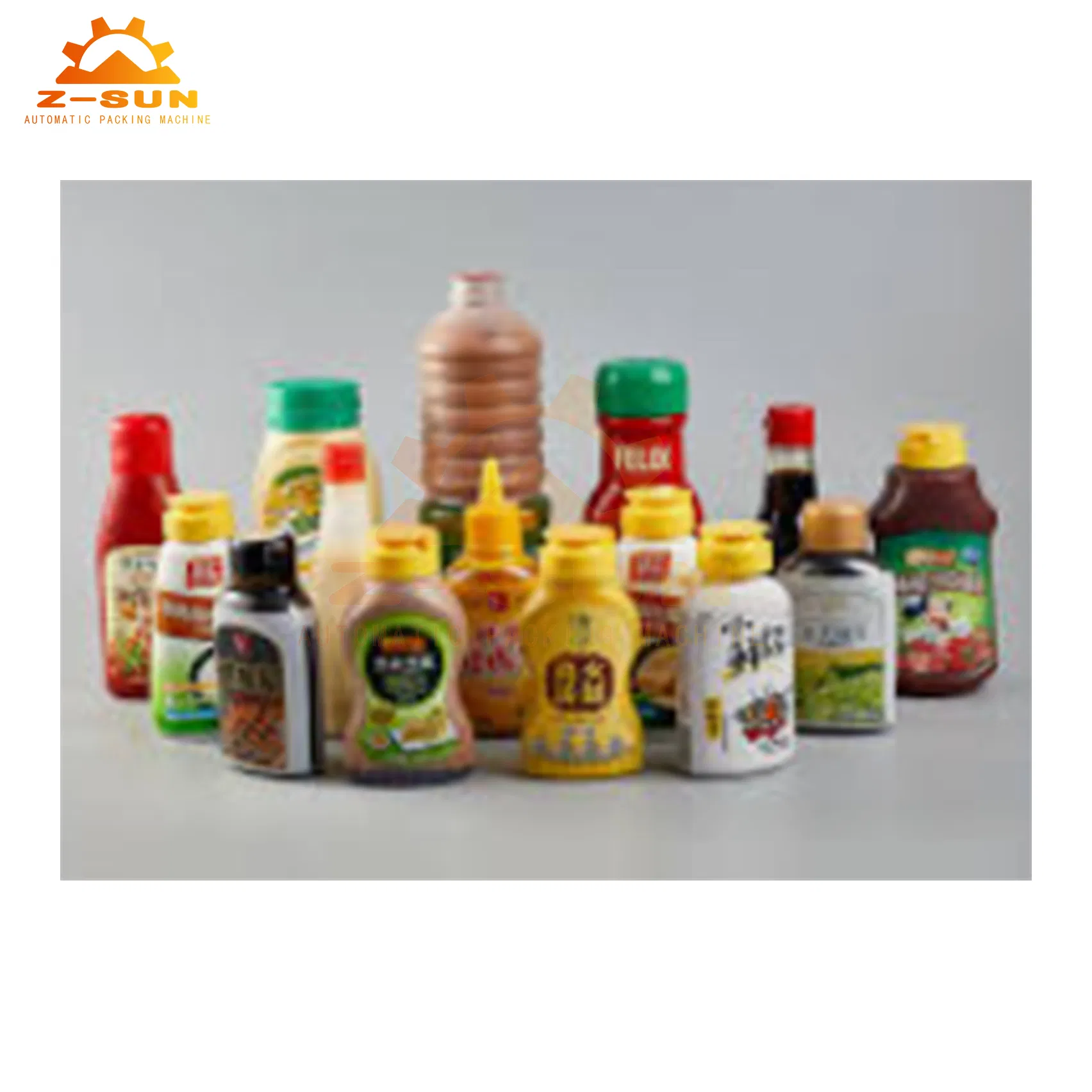 Máquina de Embalagem e Enchimento de Garrafas de Líquido Z-Sun Totalmente Automatizada, Máquina de Embalagem Multifuncional, Máquinas de Embalagem de Alimentos, Linha de Máquina de Tampagem