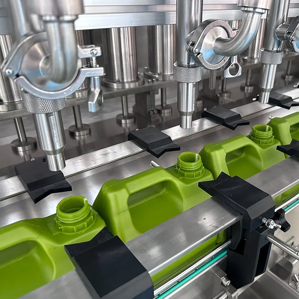 Máquina de Enchimento de Garrafa de Óleo Lubrificante Automático 1L-5L Máquina de Enchimento de Óleo de Motor/ Graxa Fluido de Freio Anticongelante Máquina de Enchimento de Garrafa Máquina de Embalagem de Garrafa