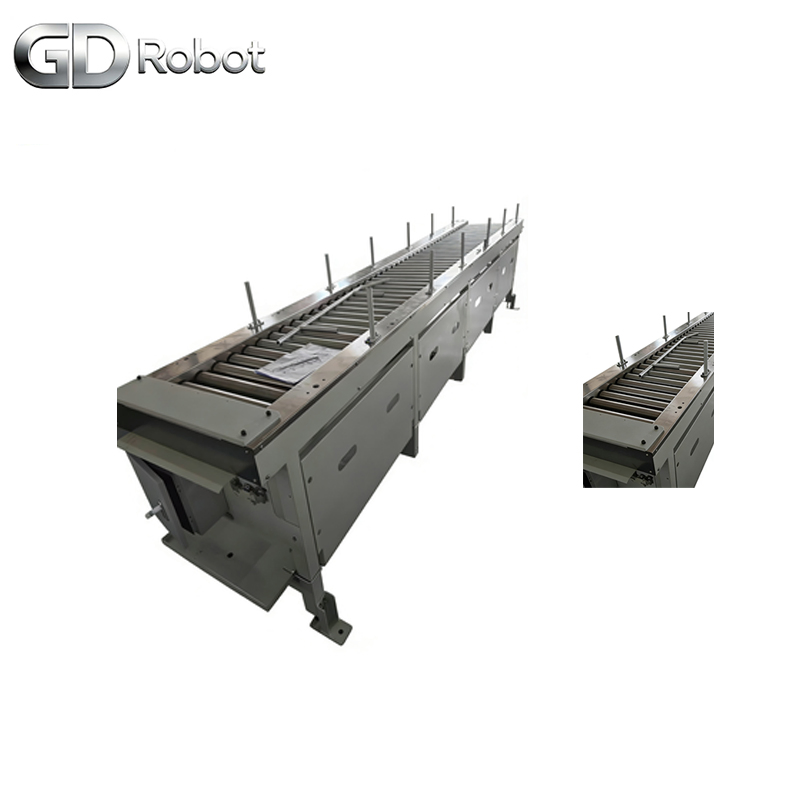 Linha de Transportador Automático em Aço Inoxidável, Estrutura Resistente à Corrosão e Higienica para Processamento e Embalagem de Alimentos