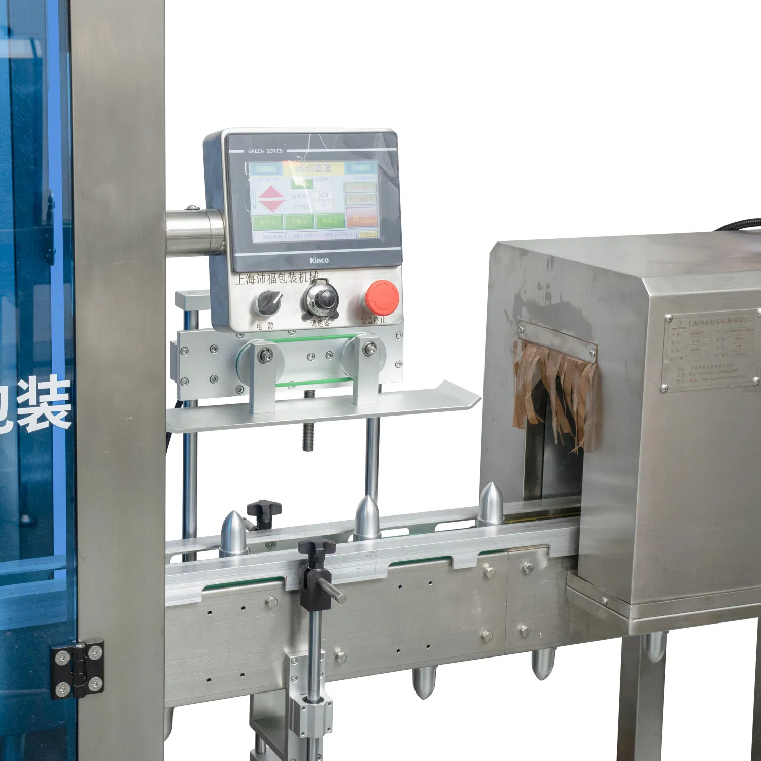 Máquina de Embalagem de Envoltório Térmico Automática para Cones de Fio