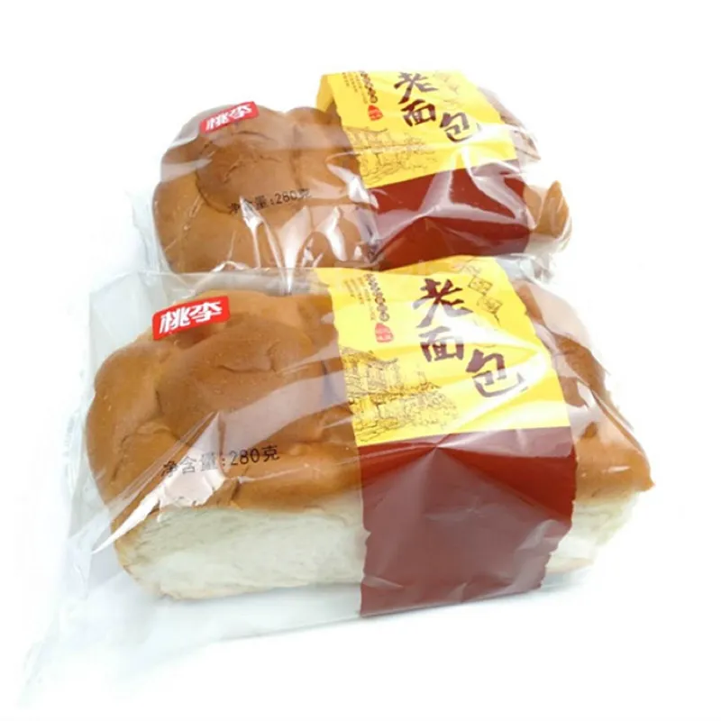 Máquina de Embalagem Automática de Fluxo Horizontal para Pão de Forma, Croissant, Donut, Bolo e Alimentos de Panificação
