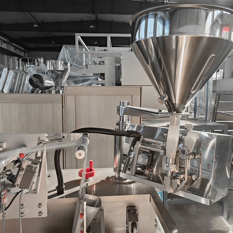 Máquina de Embalagem Automática Volumétrica para Sacos de Snacks Verticais, Preenchimento de Café, Alimentos Granulados e Especiarias Multifuncional