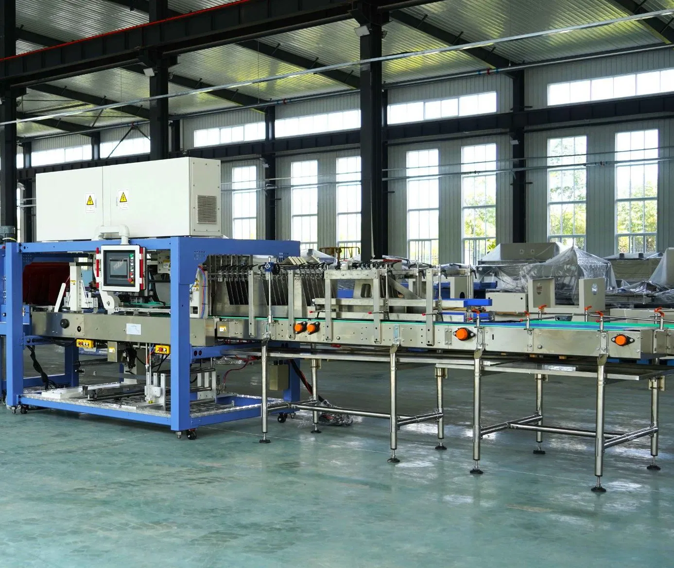 Máquina Automática de Envoltório de Filme de Alta Eficiência para Cartões de Bebidas, Máquina de Enchimento de Líquidos, Envoltório de Filme Termoencolhível, Linha de Enchimento de Bebidas, Embalagem