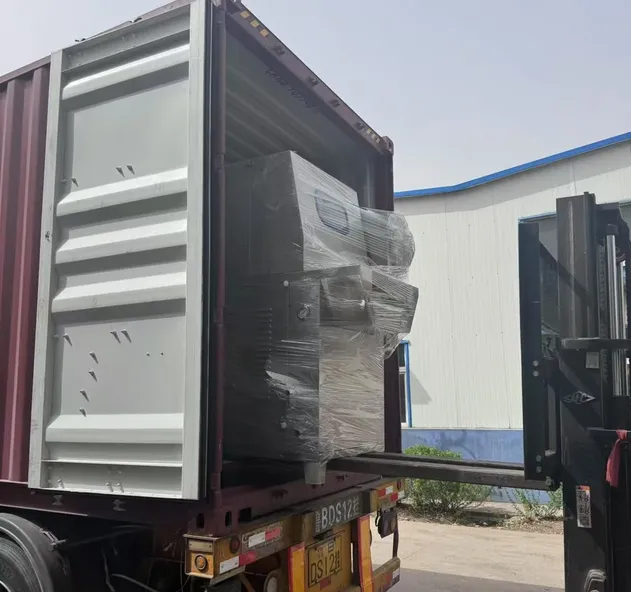 Máquina de Embalagem a Vácuo para Salmão com Filme Termoformável Flexível Automático