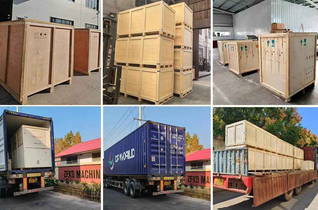 Preparação da Embalagem para Transporte