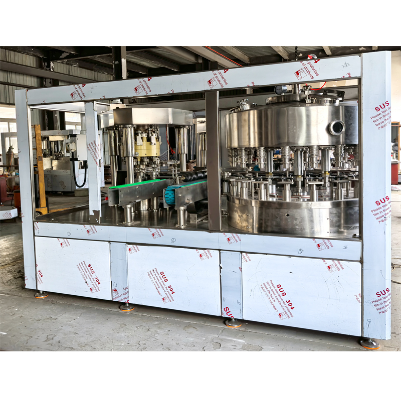 Máquina de Enchimento, Selagem e Costura de Alta Qualidade para Embalagem de Latas de Alumínio de Cerveja