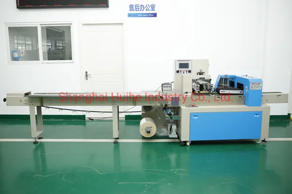 Máquina de Embalagem Horizontal para Doces com Embalagem de Algodão Pequeno e Macio, Embalagem de Pirulito Duro, Máquina de Embalagem Rápida