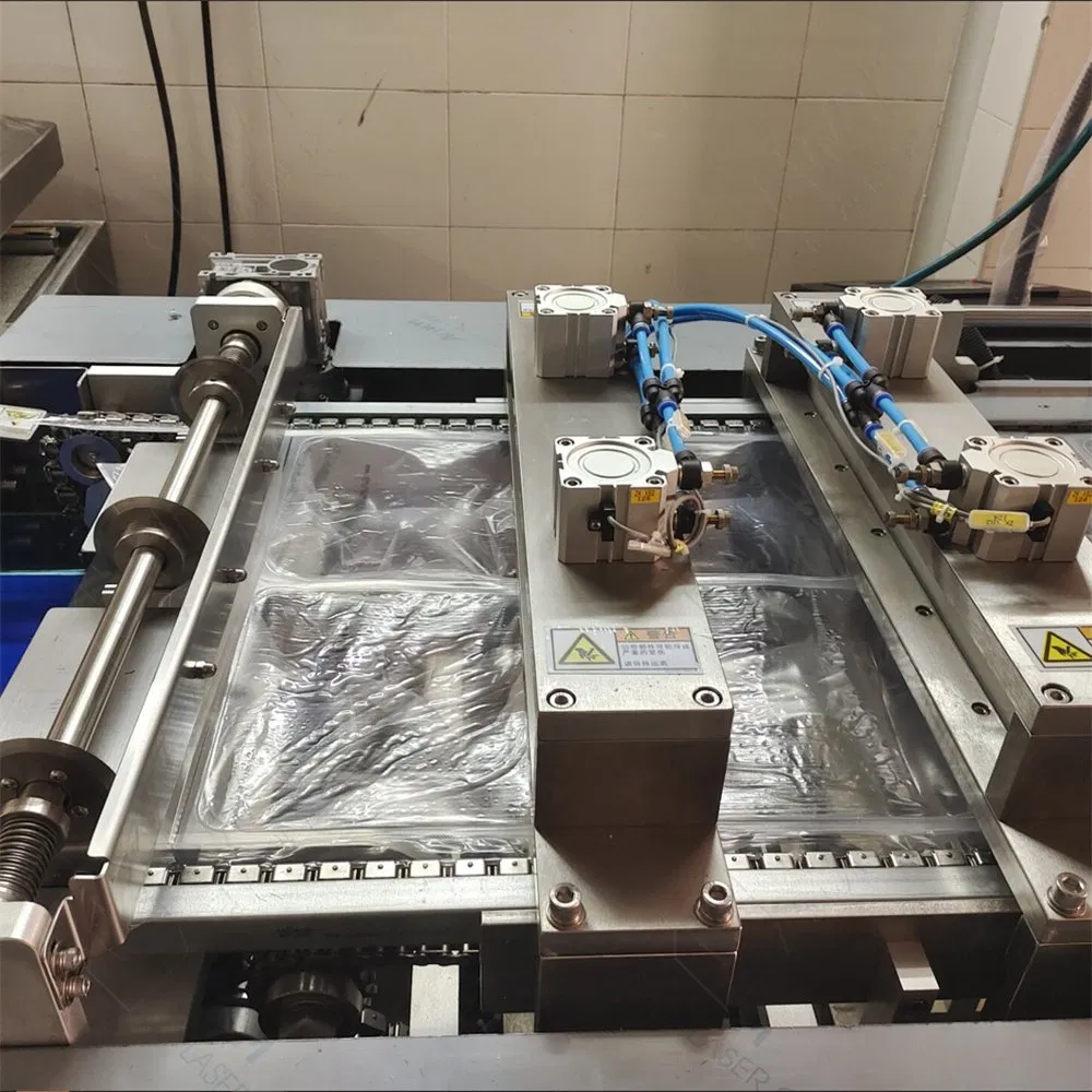 Máquina de Embalagem a Vácuo Termoformadora Personalizada para Filme Retrátil de Linha de Embalagem de Milho Doce Grande