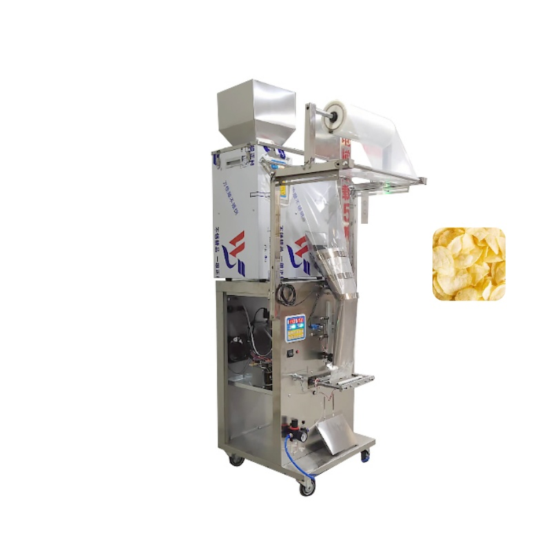 Máquina de Embalagem de Sacos de Pó Granulado Automática, Máquina de Enchimento de Molho e Pasta Líquida, Máquina de Embalagem Vertical para Açúcar, Sal, Chá, Sacos Pré-Fabricados, Nozes, Arroz e Grãos