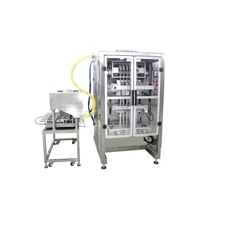 Máquina Automática de Alta Velocidade para Enchimento de Alimentos em Múltiplas Faixas e Selagem de Pequenos Sachês para Embalagem de Pó de Suco, Medicamentos e Cosméticos