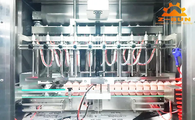 Máquina de Embalagem e Enchimento de Garrafas de Líquido Z-Sun Totalmente Automatizada, Máquina de Embalagem Multifuncional, Máquinas de Embalagem de Alimentos, Linha de Máquina de Tampagem