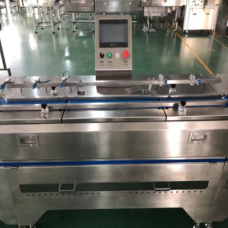 Linha de Embalagem Automática de Barras de Proteína, Barras de Arroz, Rolos de Ovo com Alimentador Rotativo