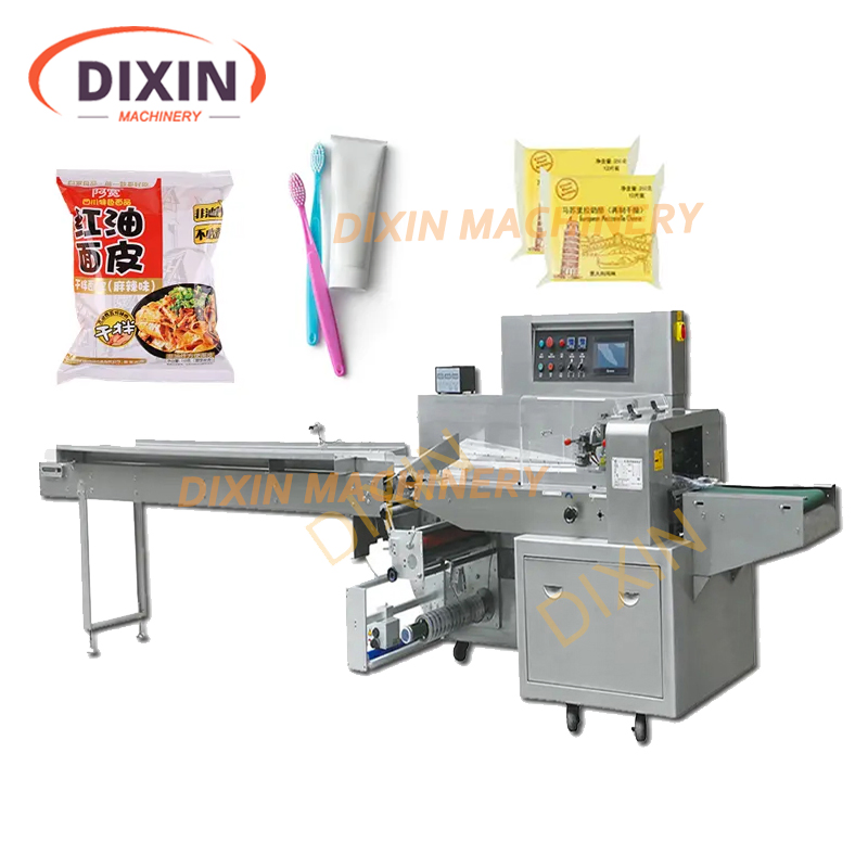 Máquina de Embalagem Flow Pack Automática de Óleo de Girassol Dp-450d Máquina de Embalagem de Bolinha de Queijo