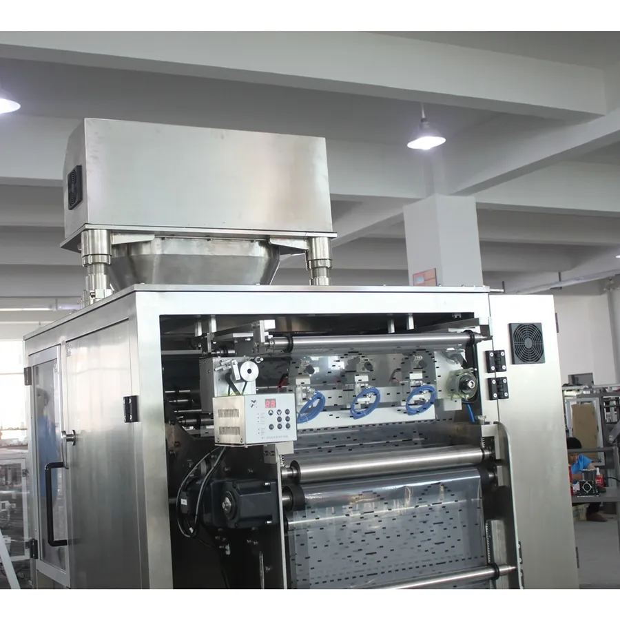 Máquina Automática de Alta Velocidade para Enchimento de Alimentos em Múltiplas Faixas e Selagem de Pequenos Sachês para Embalagem de Pó de Suco, Medicamentos e Cosméticos
