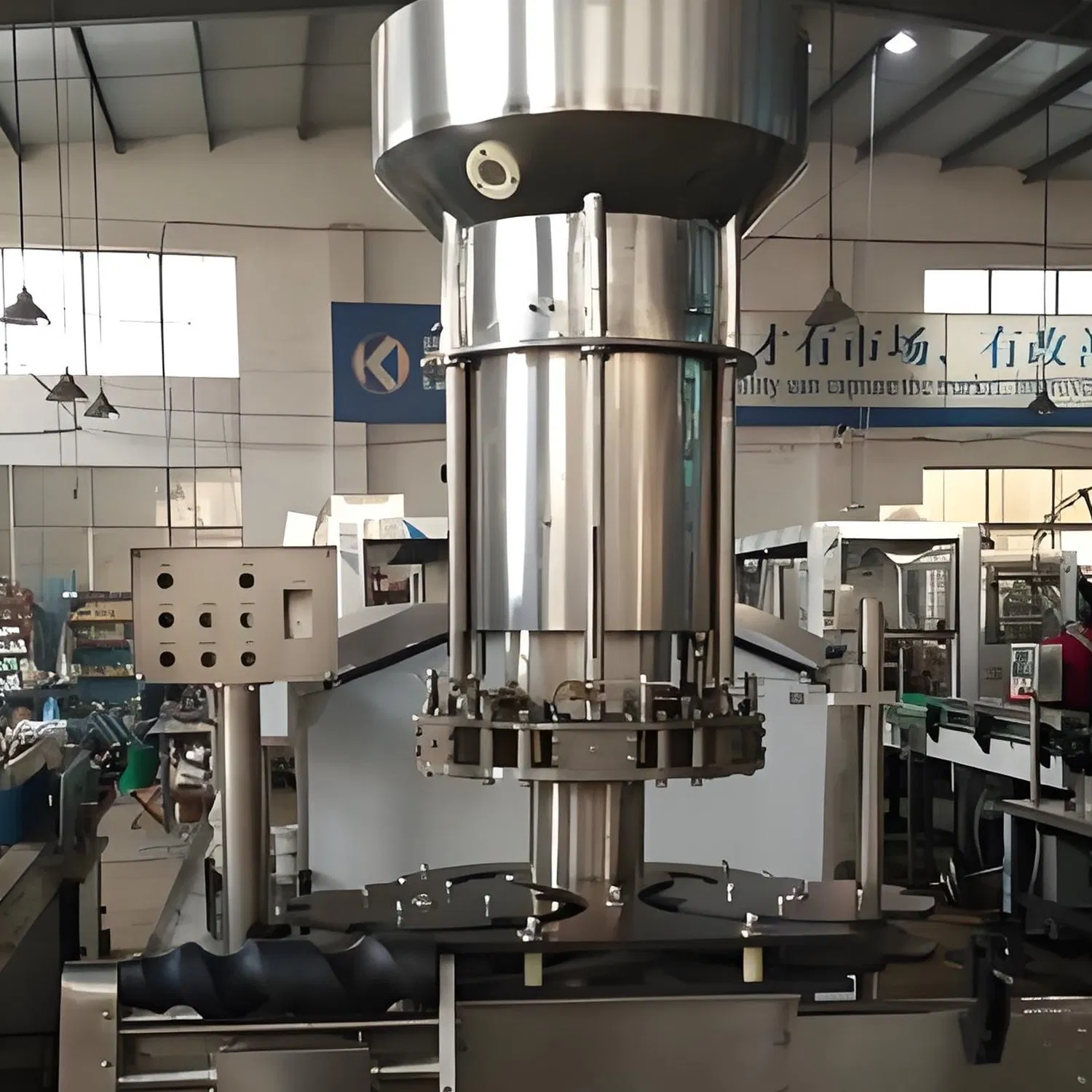 Linha de Produção de Máquina de Enchimento de Sucos de Frutas e Bebidas Totalmente Automática