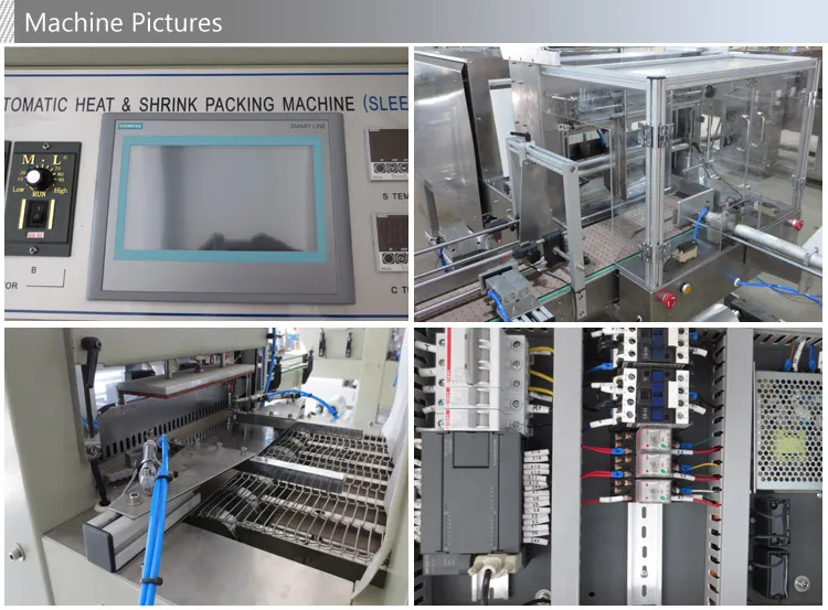 Máquina de Embalagem Térmica com Filme PE Automática Máquina de Envoltório Térmico Máquina de Embalagem Térmica