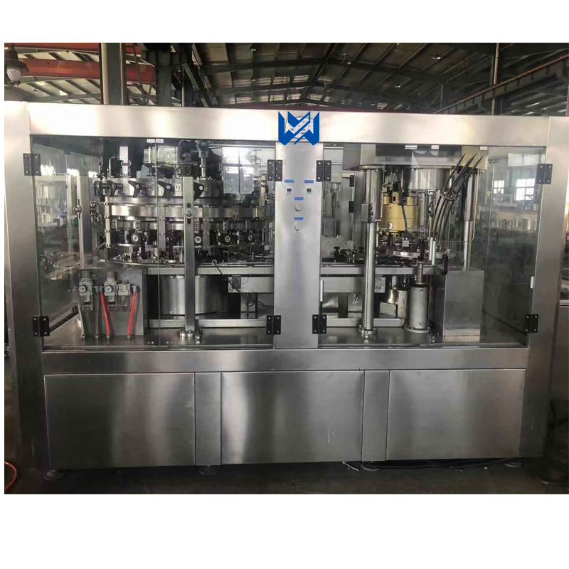 Máquina de Enchimento, Selagem e Costura de Alta Qualidade para Embalagem de Latas de Alumínio de Cerveja