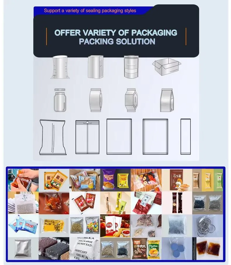 Máquina de Embalagem Doypack para Geléia, Molho, Farinha