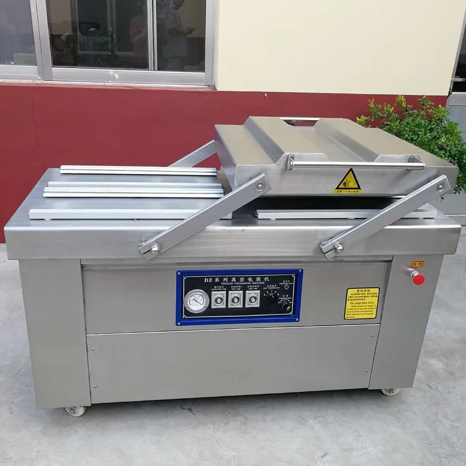 Máquina de embalagem a vácuo para selagem de pacotes de frutos do mar em alta venda