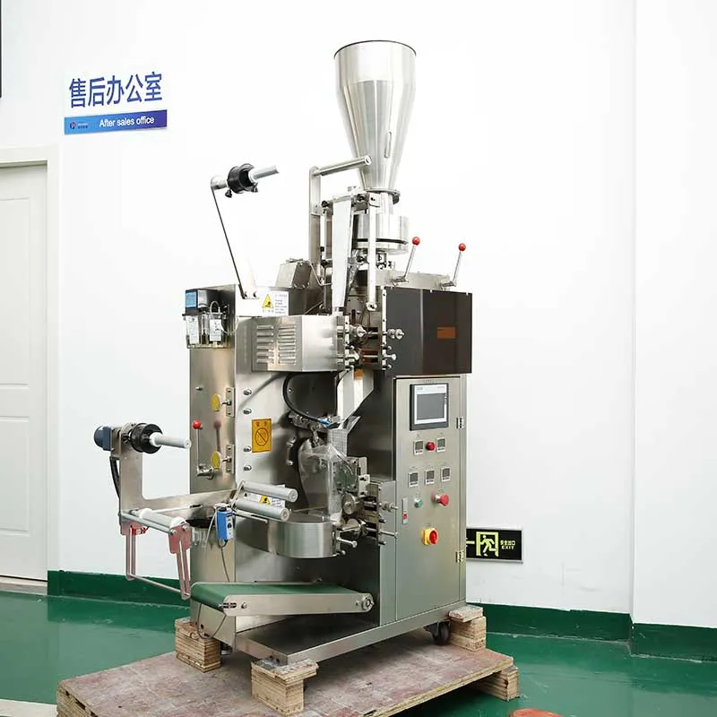 Máquina de Embalagem de Saquinhos de Chá Automática com Etiqueta e Fio Máquina de Embalagem de Saquinhos de Chá Automática com Corda