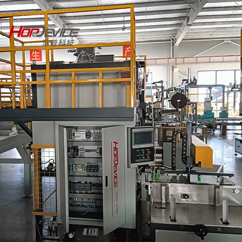 Máquina de Embalagem Automática de Grânulos 25kg Máquina de Embalagem de Arroz e Ração Animal